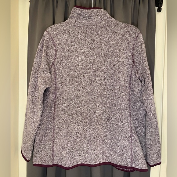 Jason Maxwell Full Zip Fleece Jacket with Pockets Purple Size 1X - Picture 4 of 16